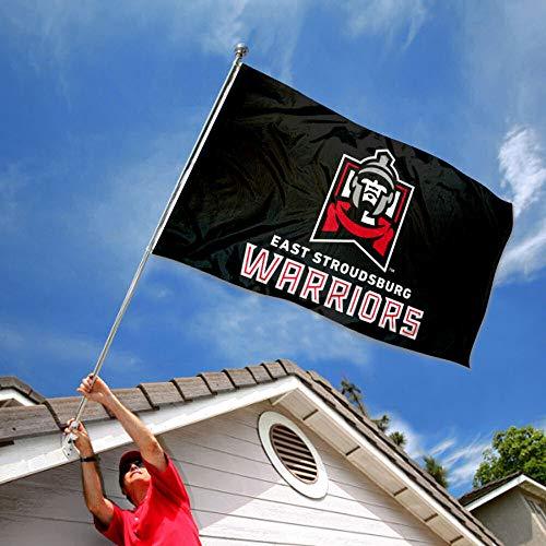 College Flags & Banners Co. East Stroudsburg Warriors Black Flag - 757 Sports Collectibles