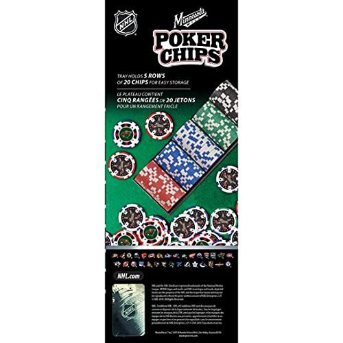 MasterPieces Minnesota Wild Poker Chips 100pc - 757 Sports Collectibles