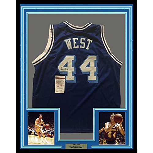 Jerry West Signed Los Angeles Lakers Jersey. Basketball, Lot #42222
