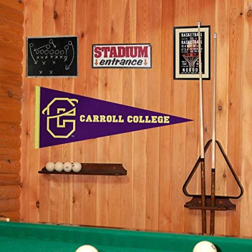 College Flags & Banners Co. Carroll Fighting Saints Pennant - 757 Sports Collectibles