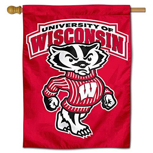 College Flags & Banners Co. University of Wisconsin Banner House Flag - 757 Sports Collectibles