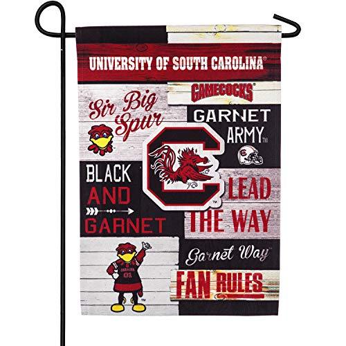 Team Sports America U of South Carolina Fan Rules Linen Flag - 13 x 18 Inches - 757 Sports Collectibles