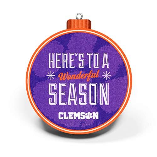 NCAA Clemson Tigers - Memorial 3D Stadium View Ornament, Team Colors, Large - 757 Sports Collectibles