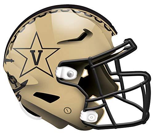 Fan Creations NCAA Vanderbilt Commodores Unisex Vanderbilt University Authentic Helmet, Team Color, 12 inch - 757 Sports Collectibles