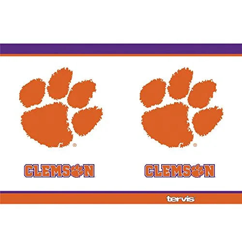 Tervis Made in USA Double Walled Clemson University Tigers Insulated Tumbler Cup Keeps Drinks Cold & Hot, 16oz, Emblem - 757 Sports Collectibles