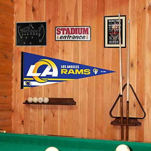 WinCraft Los Angeles Rams Pennant Banner Flag - 757 Sports Collectibles