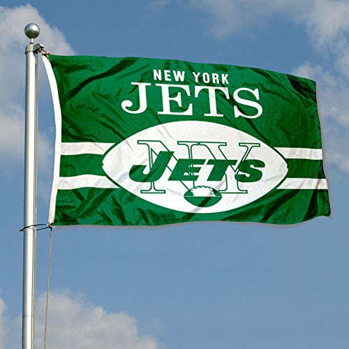 WinCraft New York Jets Throwback Vintage Retro 3x5 Banner Flag - 757 Sports Collectibles