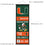 Miami Hurricanes Banner and Scroll Sign - 757 Sports Collectibles