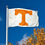 Tennessee Vols University Large White College Flag - 757 Sports Collectibles