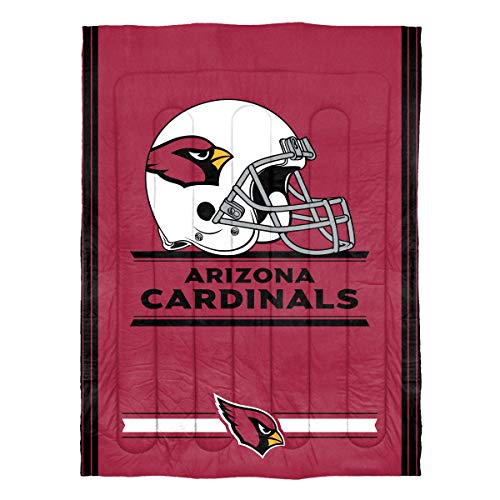 NORTHWEST NFL Arizona Cardinals Comforter and Sham Set, Twin, Safety - 757 Sports Collectibles