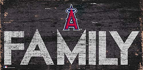Fan Creations MLB Los Angeles Angels Unisex Los Angeles Angels Family Sign, Team Color, 6 x 12 - 757 Sports Collectibles
