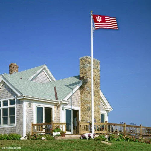 College Flags & Banners Co. Indiana Hoosiers Stars and Stripes Nation Flag - 757 Sports Collectibles