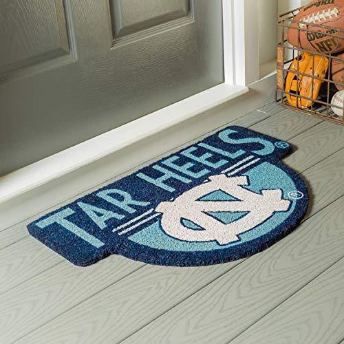 Team Sports America Officially Licensed NCAA Fan Gear University of North Carolina, Shaped Coir Door Mat Floor Mat Sports Accessories and Gift for Home Office and Fan Cave - 757 Sports Collectibles