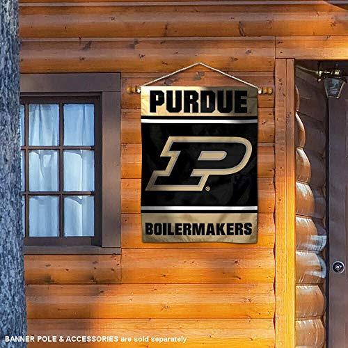 College Flags & Banners Co. Purdue Boilermakers Two Sided and Double Sided House Flag - 757 Sports Collectibles