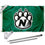 College Flags & Banners Co. Northwest Missouri State Bearcats Flag with Pole and Bracket Holder University Set - 757 Sports Collectibles