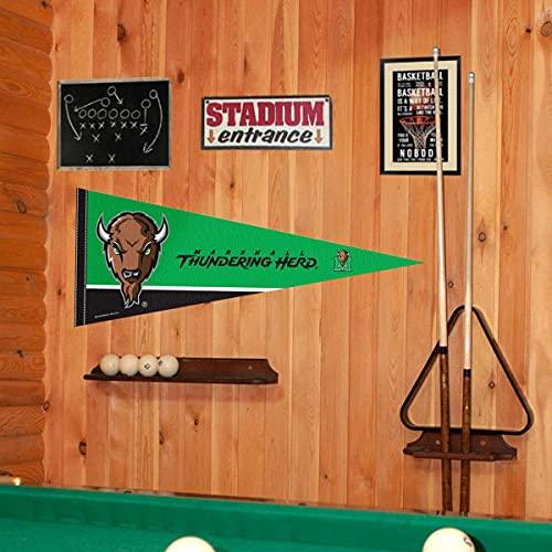 College Flags & Banners Co. Marshall Thundering Herd Pennant Full Size Felt - 757 Sports Collectibles