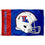 College Flags & Banners Co. Louisiana Tech Bulldogs Football Helmet Flag - 757 Sports Collectibles