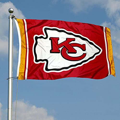 WinCraft Kansas City Chiefs KC Large 3x5 Flag - 757 Sports Collectibles