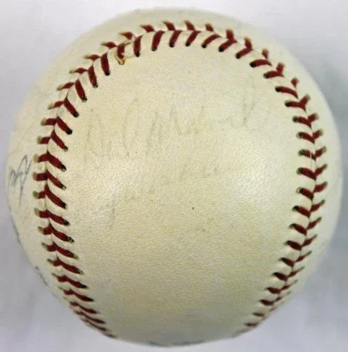 1968 Cardinals Team (18) Signed Onl Baseball Musial Schoendienst PSA/DNA #Q03120 - 757 Sports Collectibles