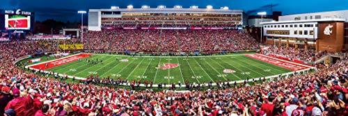 MasterPieces NCAA Panoramics 1000 Puzzles Collection - Washington State NCAA Panoramic 1000 Piece Jigsaw Puzzle - 757 Sports Collectibles