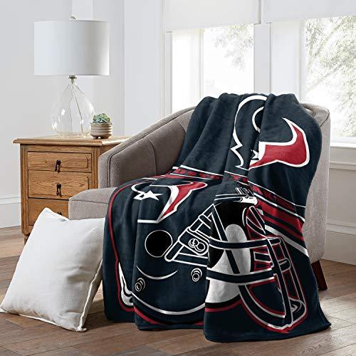 Northwest NFL Houston Texans 60x80 Raschel Slant DesignBlanket, Team Colors, One Size (1NFL080740119RET) - 757 Sports Collectibles