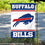 WinCraft Buffalo Bills White Logo Garden Flag Double Sided Banner - 757 Sports Collectibles