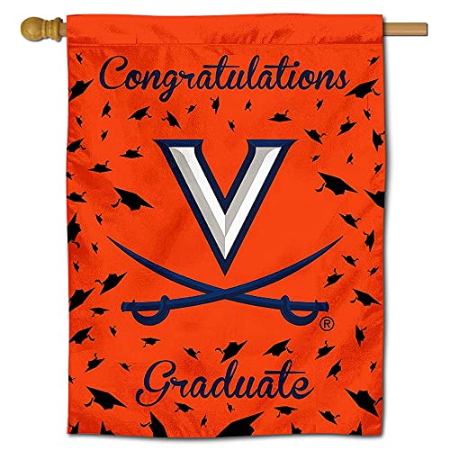 Virginia Cavaliers Graduation Gift Banner Flag - 757 Sports Collectibles