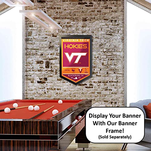 VA Tech Hokies Heritage History Banner Pennant - 757 Sports Collectibles