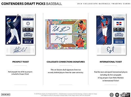 2018 Panini Contenders Draft Picks Collegiate Baseball Hobby Box - 757 Sports Collectibles
