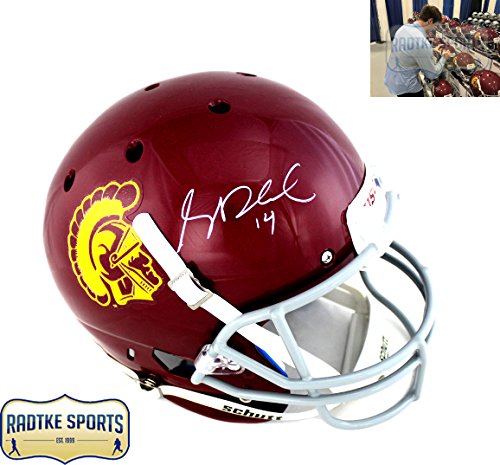 Sam Darnold Autographed/Signed USC Trojans Schutt Full Size NCAA Helmet