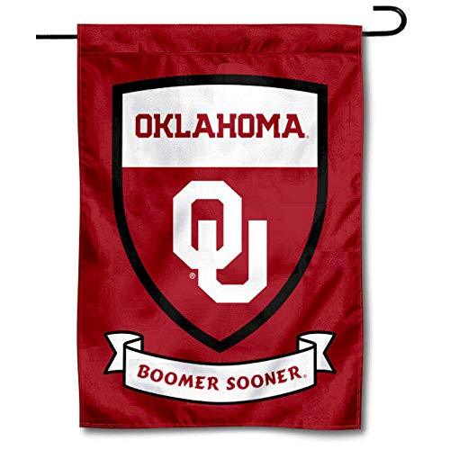 College Flags & Banners Co. Oklahoma Sooners Shield Garden Flag - 757 Sports Collectibles