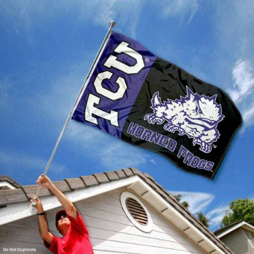 College Flags & Banners Co. Texas Christian University 3x5 Flag - 757 Sports Collectibles