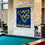 West Virginia Mountaineers Banner with Hanging Pole - 757 Sports Collectibles