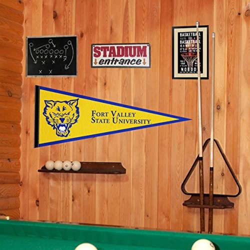 College Flags & Banners Co. Fort Valley State Wildcats Pennant - 757 Sports Collectibles