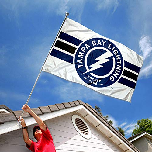 WinCraft Tampa Bay Lightning White 3x5 Feet Banner Flag - 757 Sports Collectibles