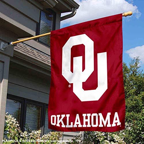 Oklahoma Sooners OU House Flag 30 (w) x 40 (h) Inches - 757 Sports Collectibles
