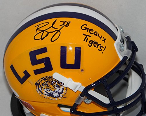 Brad Wing Autographed LSU Tigers Schutt Mini Helmet W/ Geaux Tigers- JSA W Auth - 757 Sports Collectibles