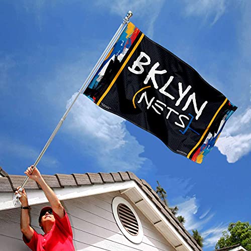 WinCraft Brooklyn Nets City Edition Indoor Outdoor Flag - 757 Sports Collectibles