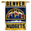 WinCraft Denver Nuggets New Skyline Logo Double Sided House Banner Flag - 757 Sports Collectibles