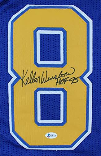 Kellen Winslow"HOF 95" Signed Blue Throwback Pro Style Jersey BAS Witnessed - 757 Sports Collectibles