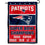 WinCraft New England Patriots Six Time Super Bowl Champions Garden Flag - 757 Sports Collectibles