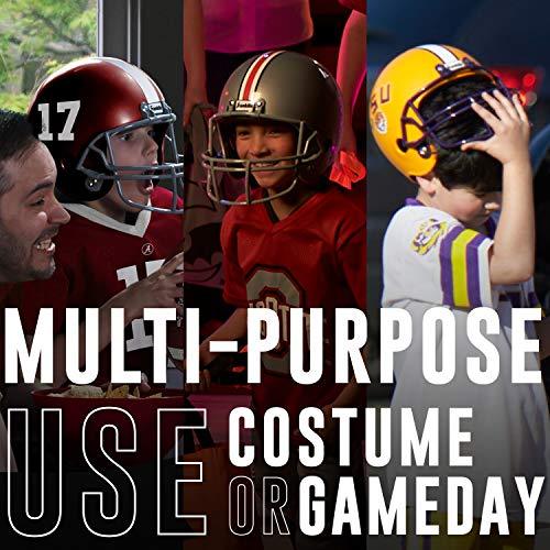 Franklin Sports Michigan Wolverines Kids College Football Uniform Set - NCAA Youth Football Uniform Costume - Helmet, Jersey, Chinstrap Set - Youth M - 757 Sports Collectibles