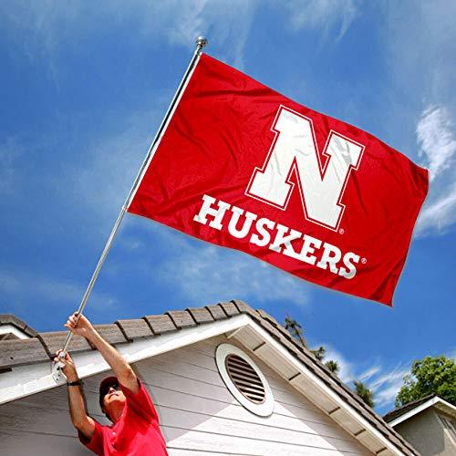 College Flags & Banners Co. Nebraska Cornhuskers Block N Flag - 757 Sports Collectibles
