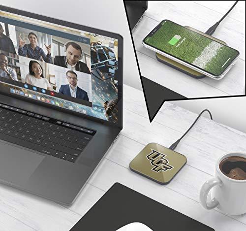 NCAA Central Florida Golden Knights Wireless Charging Pad, White - 757 Sports Collectibles