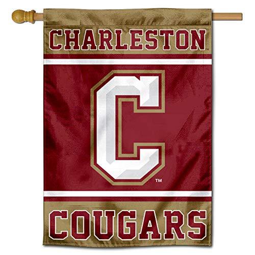 College Flags & Banners Co. Charleston Cougars Two Sided and Double Sided House Flag - 757 Sports Collectibles