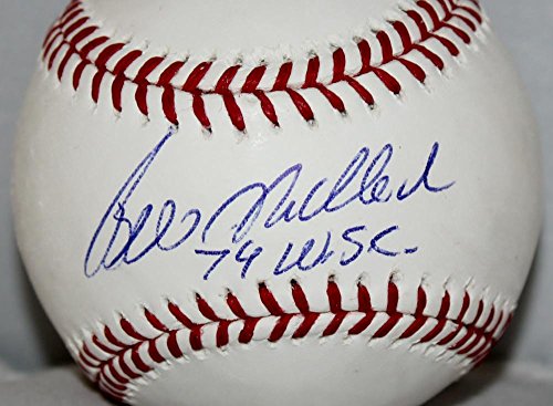 Bill Madlock Autographed Rawlings OML Baseball 79 WSC Insc -JerseySource Auth - 757 Sports Collectibles