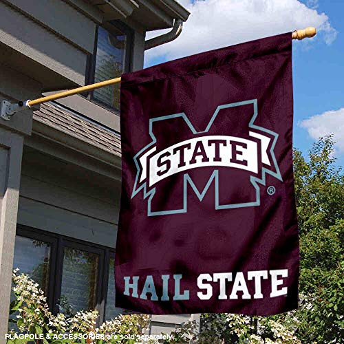 Mississippi State Bulldogs Hail State House Flag Banner - 757 Sports Collectibles