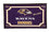 Team Sports America NFL Baltimore Ravens Embossed Outdoor-Safe Mat - 30" W x 18" H Durable Non Slip Floormat for Football Fans - 757 Sports Collectibles
