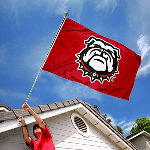 College Flags & Banners Co. Georgia Bulldogs Red Dawgs Flag - 757 Sports Collectibles