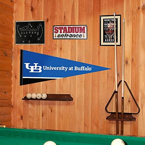 College Flags & Banners Co. University at Buffalo Bulls Wordmark Pennant Flag - 757 Sports Collectibles